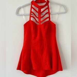 2B Bebe Peplum top size S